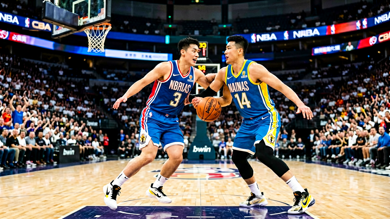 篮球赛事专区：NBA与CBA联赛的激烈对抗场景